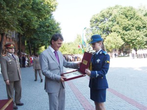 Ioana-Carmen Bogliş, şefă de promoție la Academia Tehnică Militară
