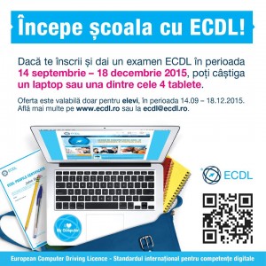 Laptopuri şi tablete pentru elevii care doresc certificarea competențelor digitale